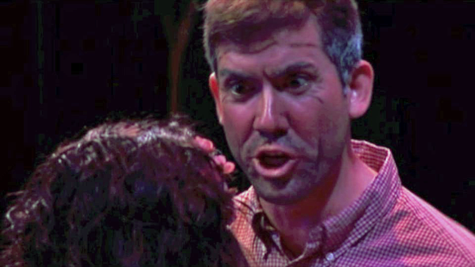 Frank glares at Marie